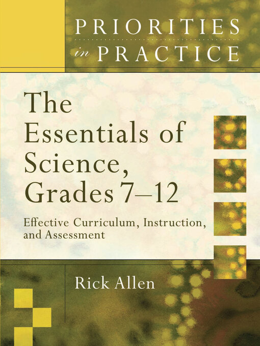 Title details for The Essentials of Science, Grades 7-12 by Rick Allen - Available